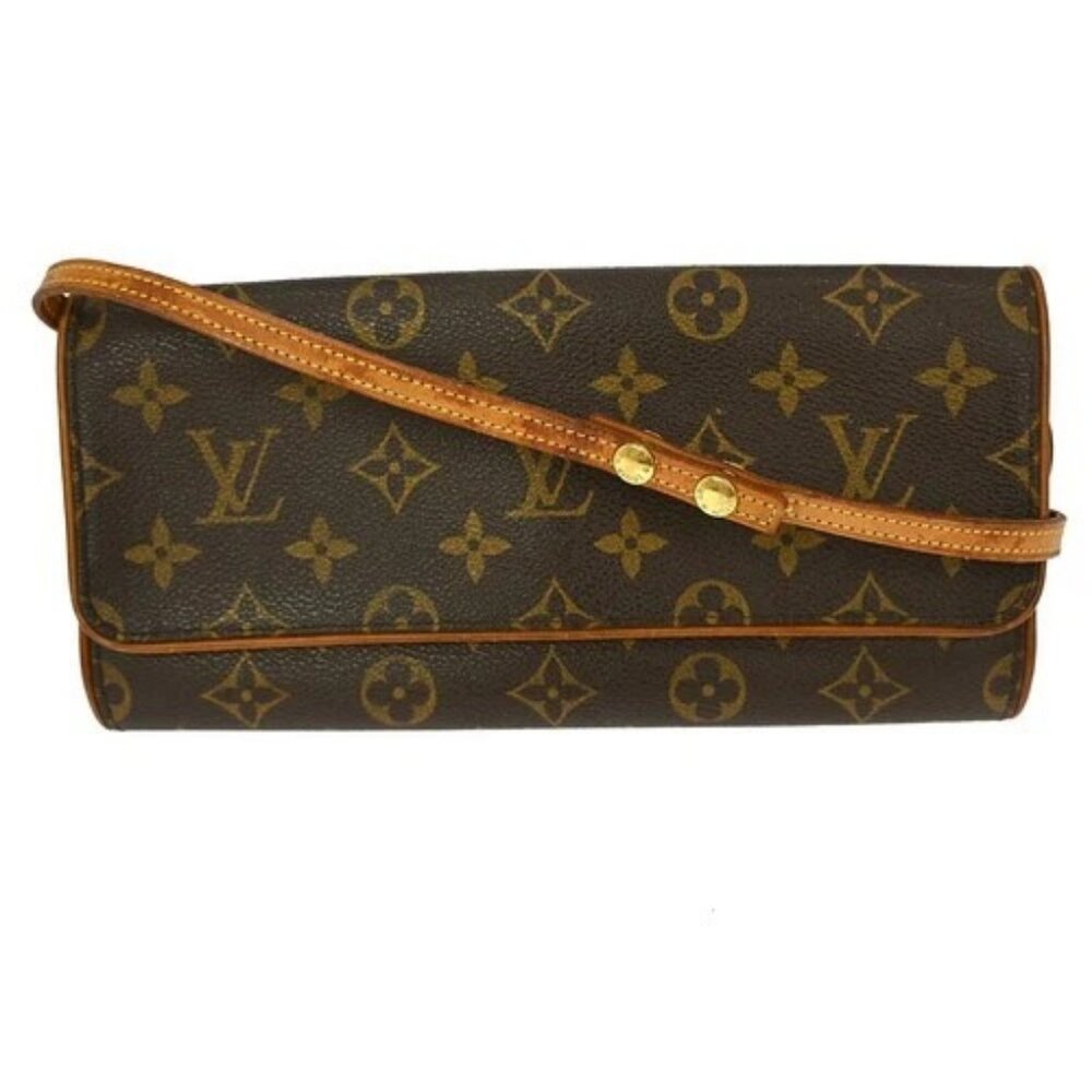 LOUIS VUITTON POCHETTE TWIN GM BAG MONOGRAM M51852 FL0041 YQ02797 BNN11